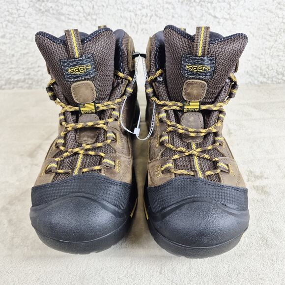 KEEN Utility Men's Braddock Mid Steel Toe WP Work Shoe Size 10 D Brown - Picture 3 of 11